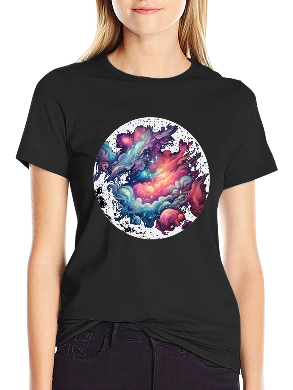Galaxy Dream T-Shirt: Cosmic Cloud Design