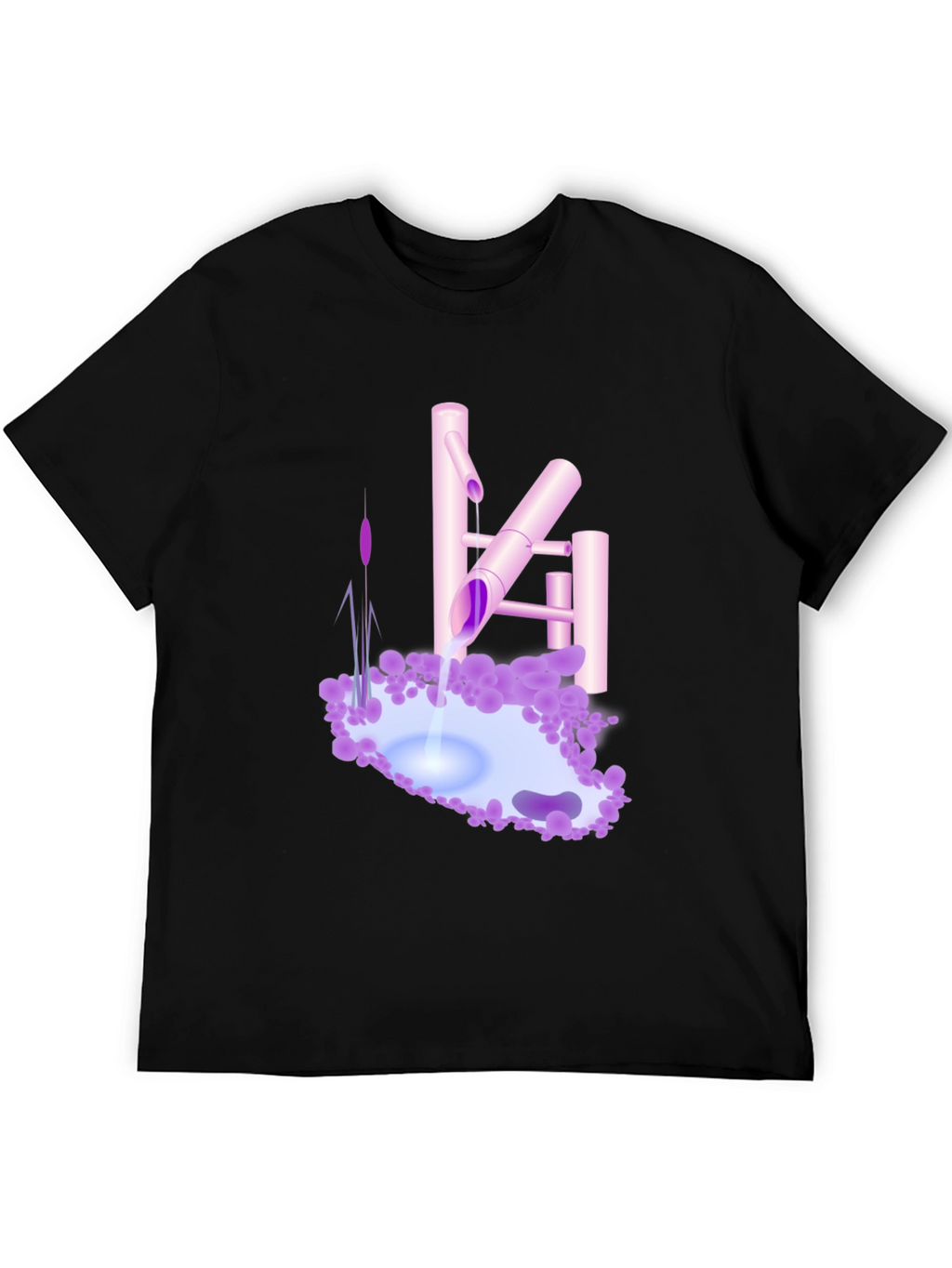Zen Garden Tee - Tranquil Water Feature