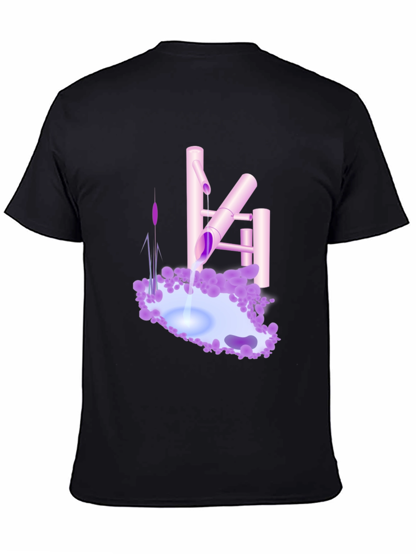 Zen Garden Tee - Tranquil Water Feature