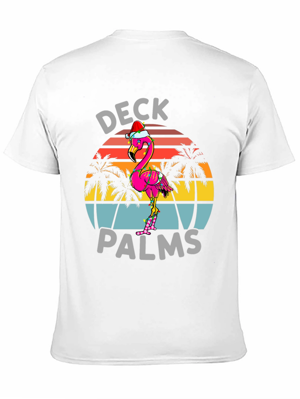 Festive Flamingo Graphic Tee