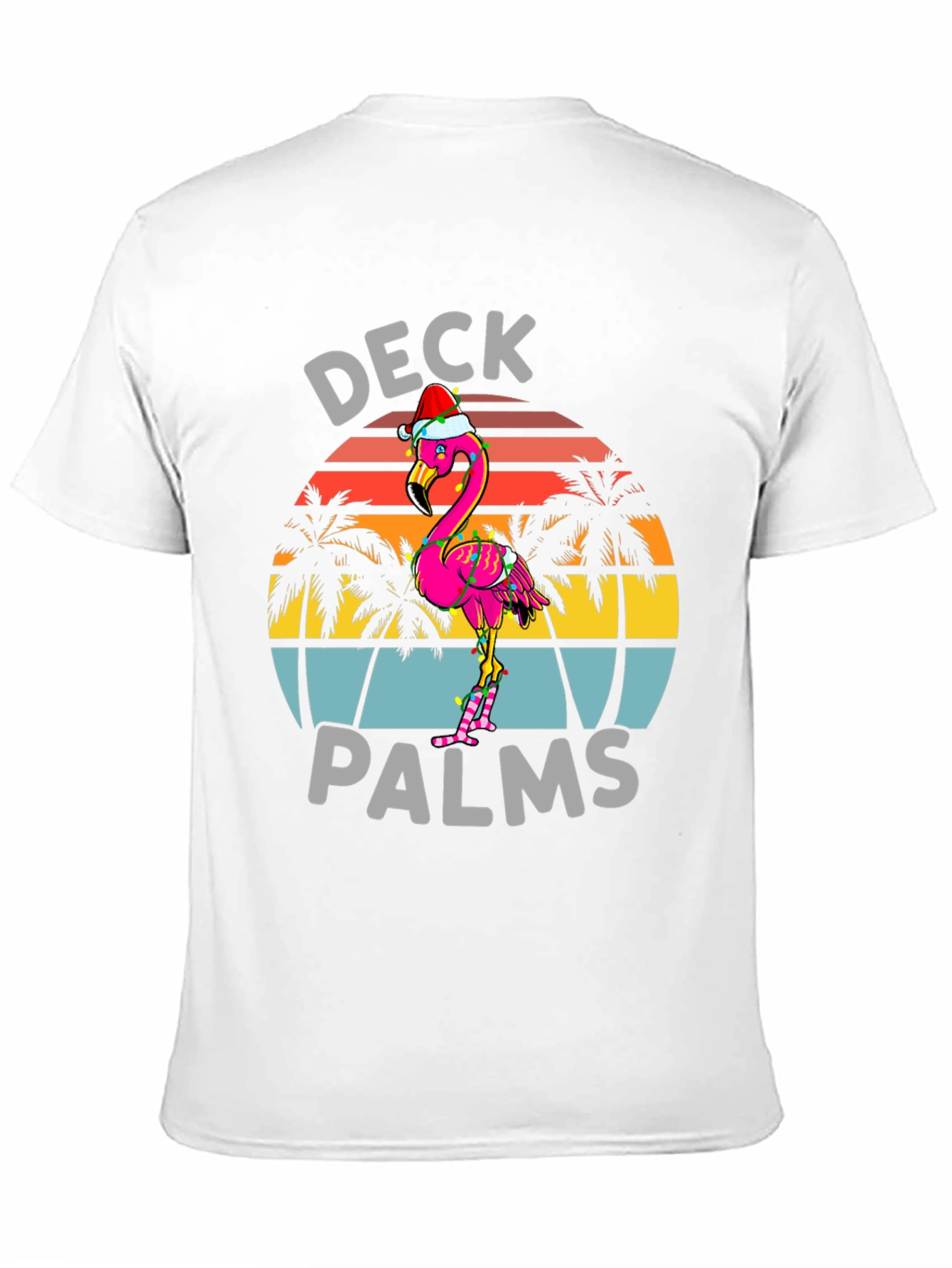 Festive Flamingo Graphic Tee