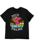 Festive Flamingo Graphic Tee