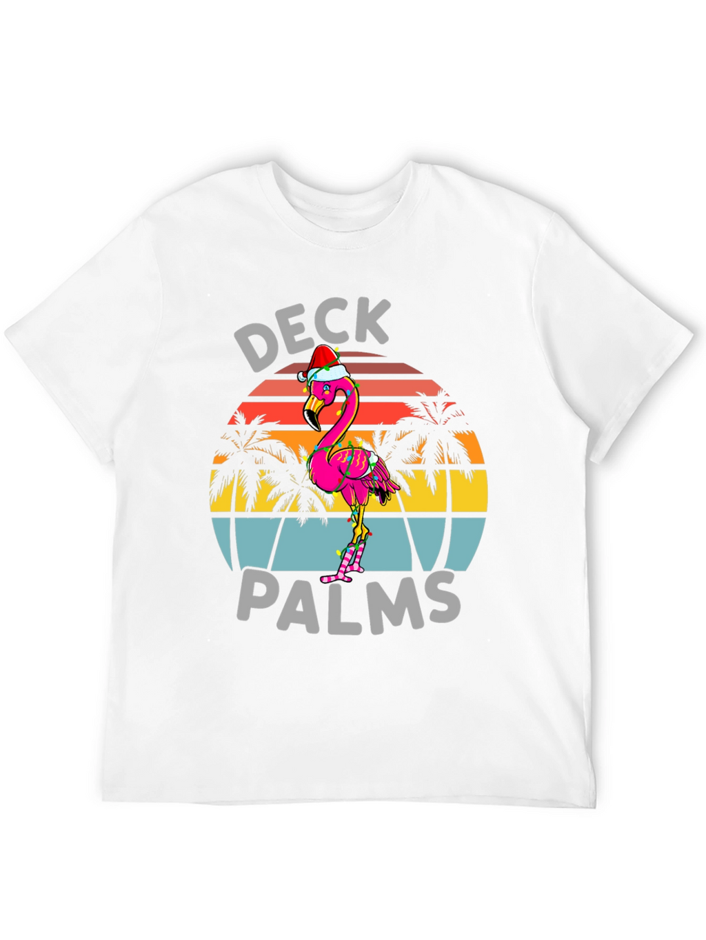 Festive Flamingo Graphic Tee