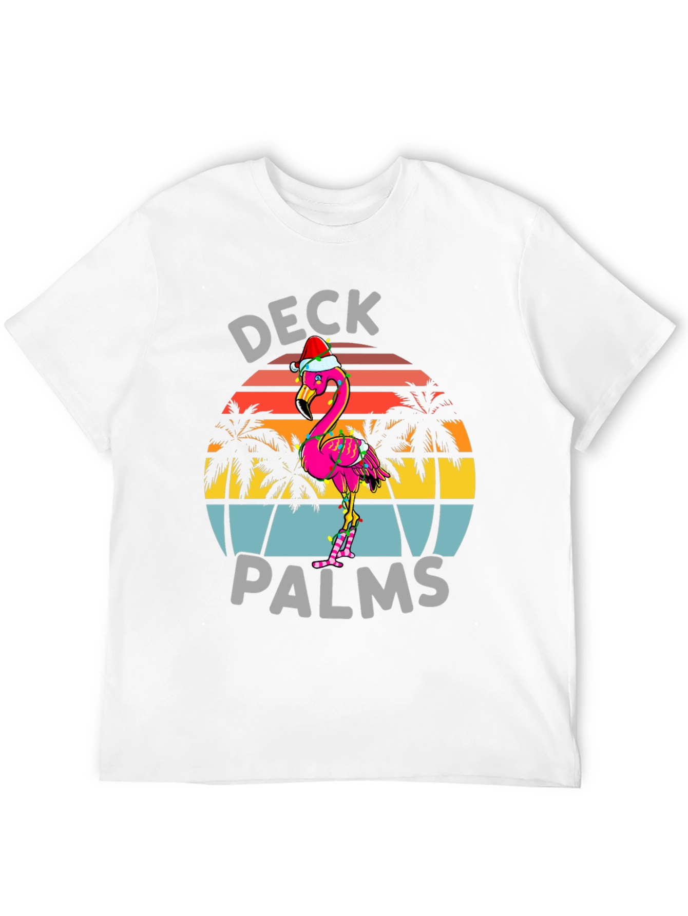 Festive Flamingo Graphic Tee