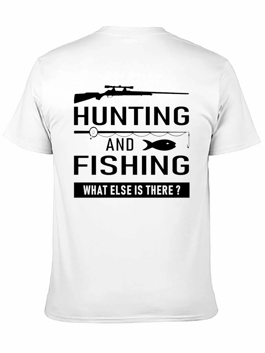 Hunting and Fishing Graphic T-Shirt