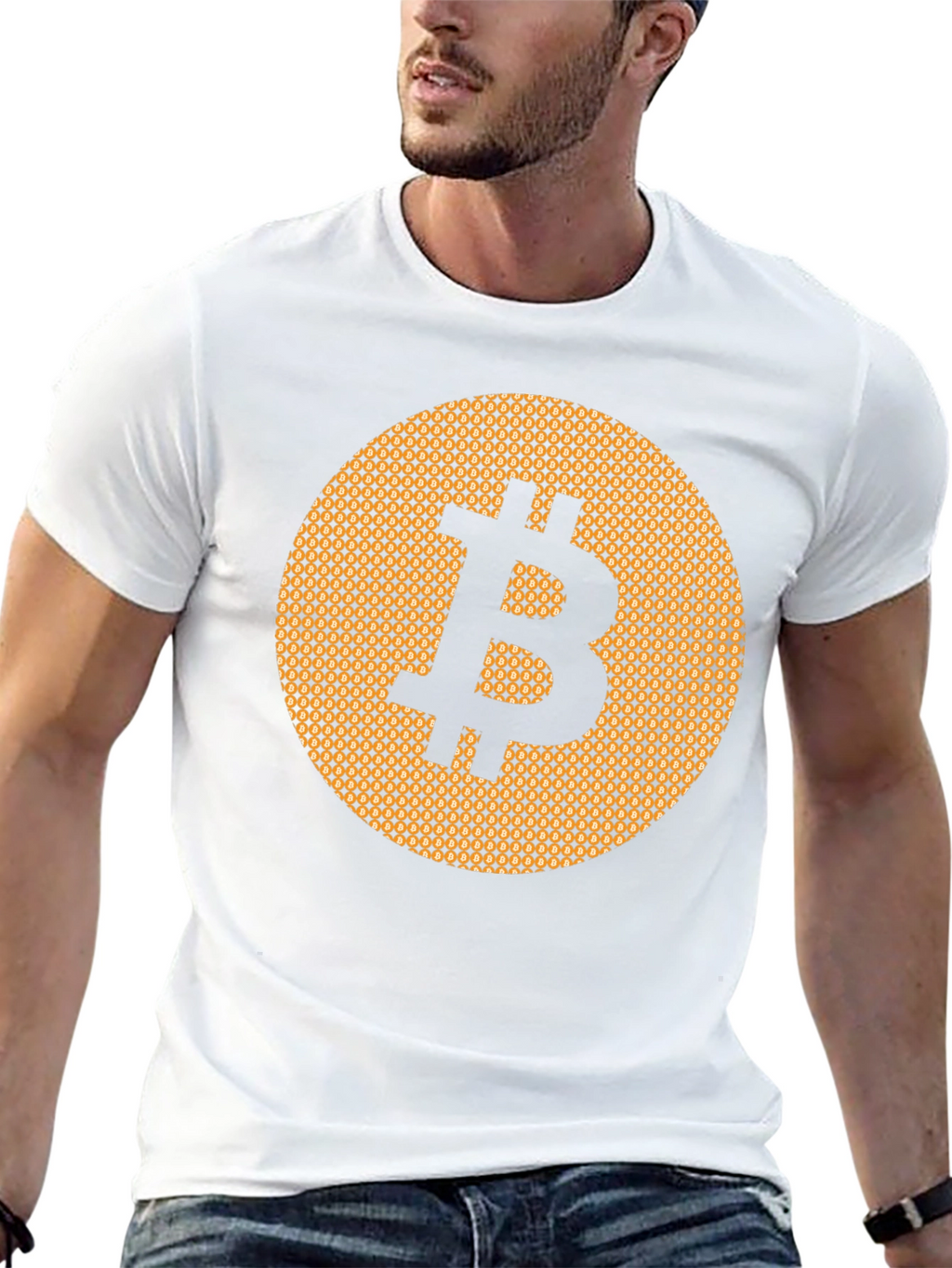 Bitcoin Black T-Shirt Cryptocurrency Tee