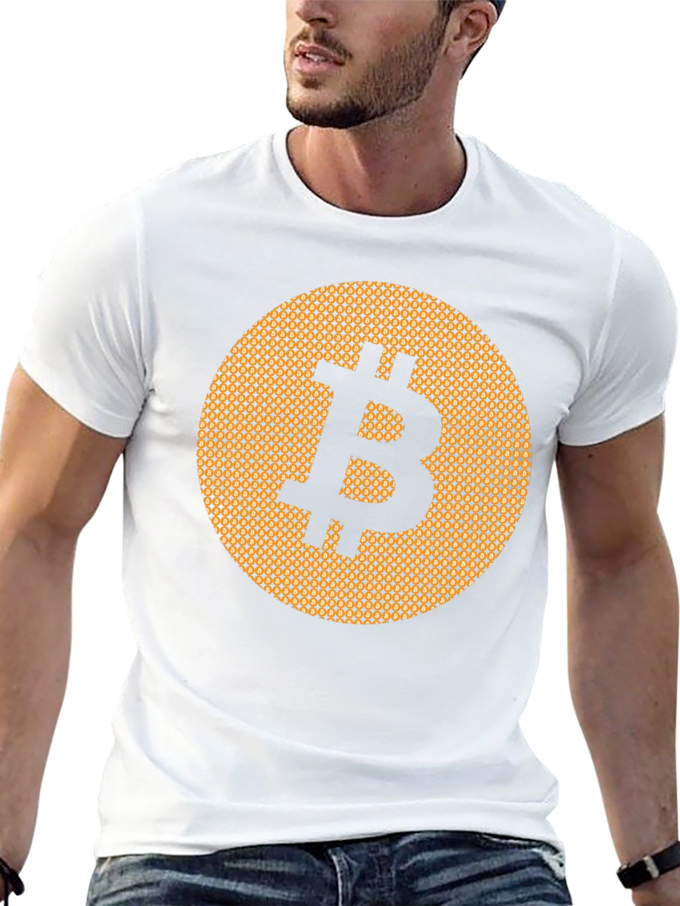 Bitcoin Black T-Shirt Cryptocurrency Tee