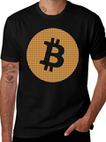 Bitcoin Black T-Shirt Cryptocurrency Tee
