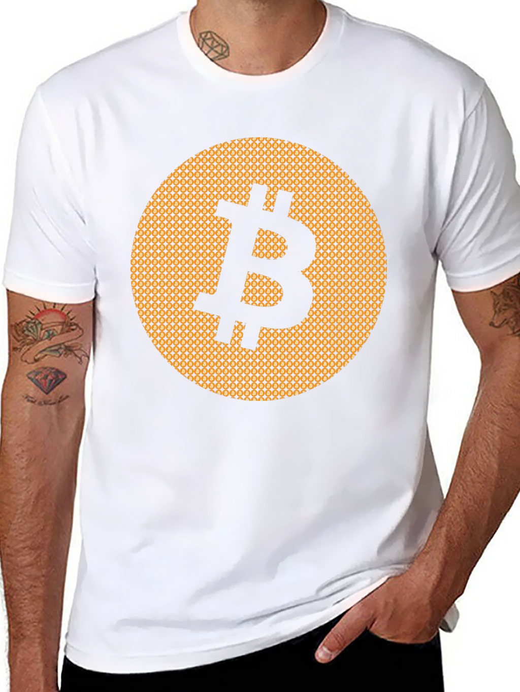 Bitcoin Black T-Shirt Cryptocurrency Tee