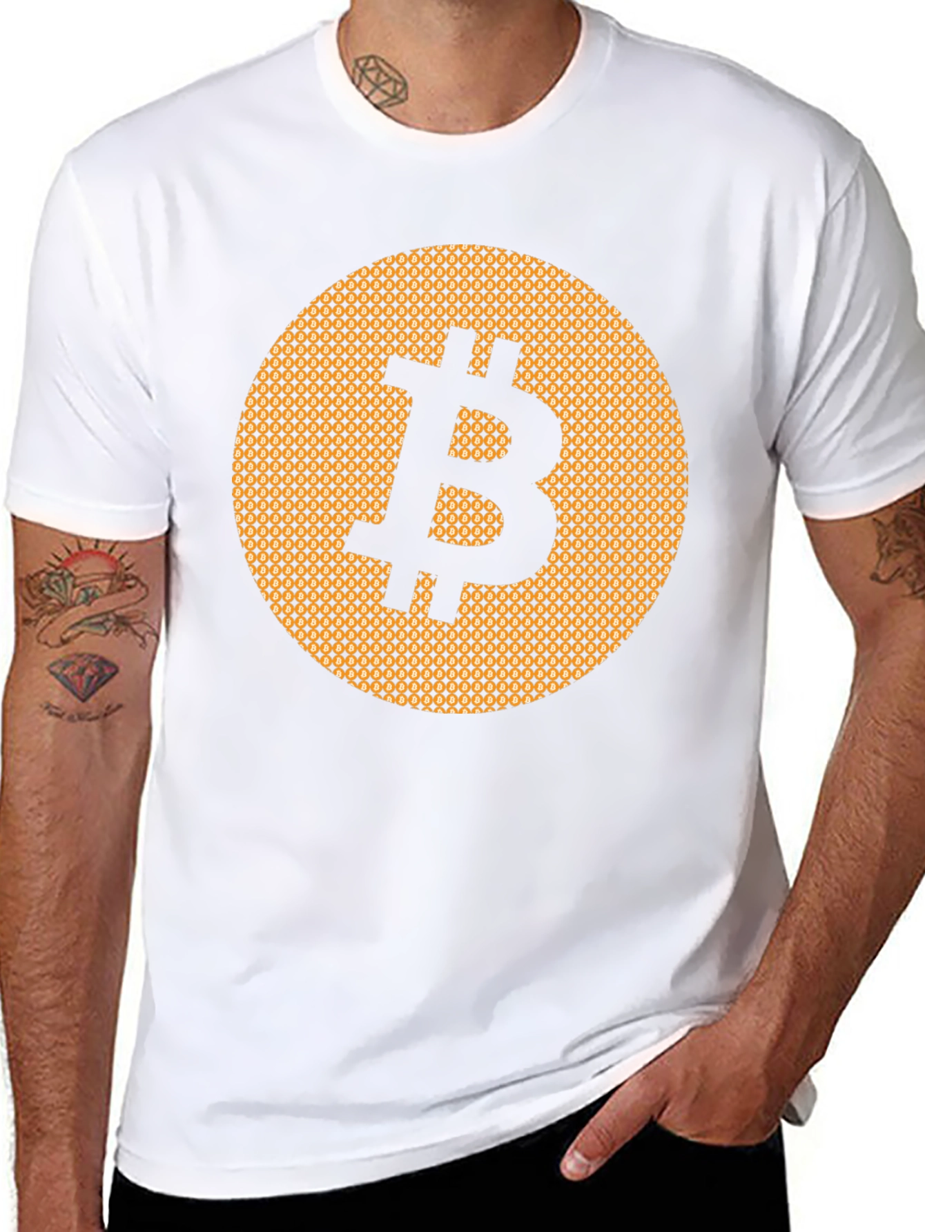Bitcoin Black T-Shirt Cryptocurrency Tee