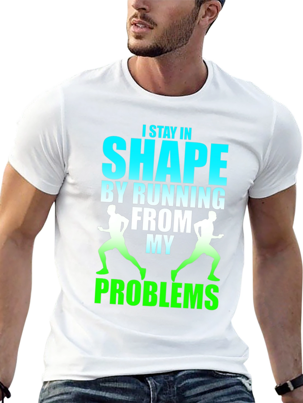 Running From Problems Graphic T-Shirt