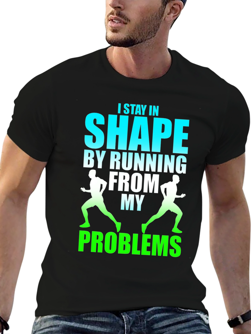 Running From Problems Graphic T-Shirt