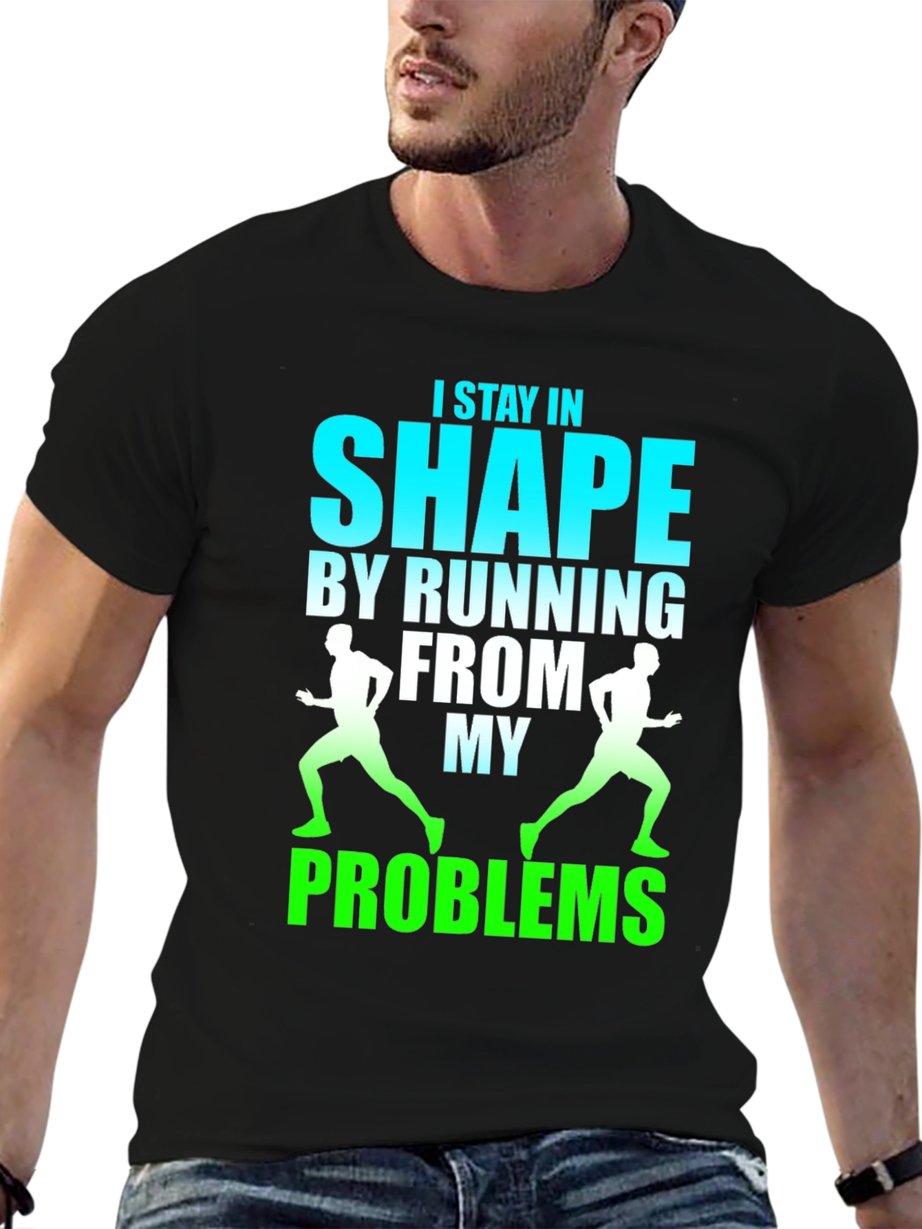 Running From Problems Graphic T-Shirt