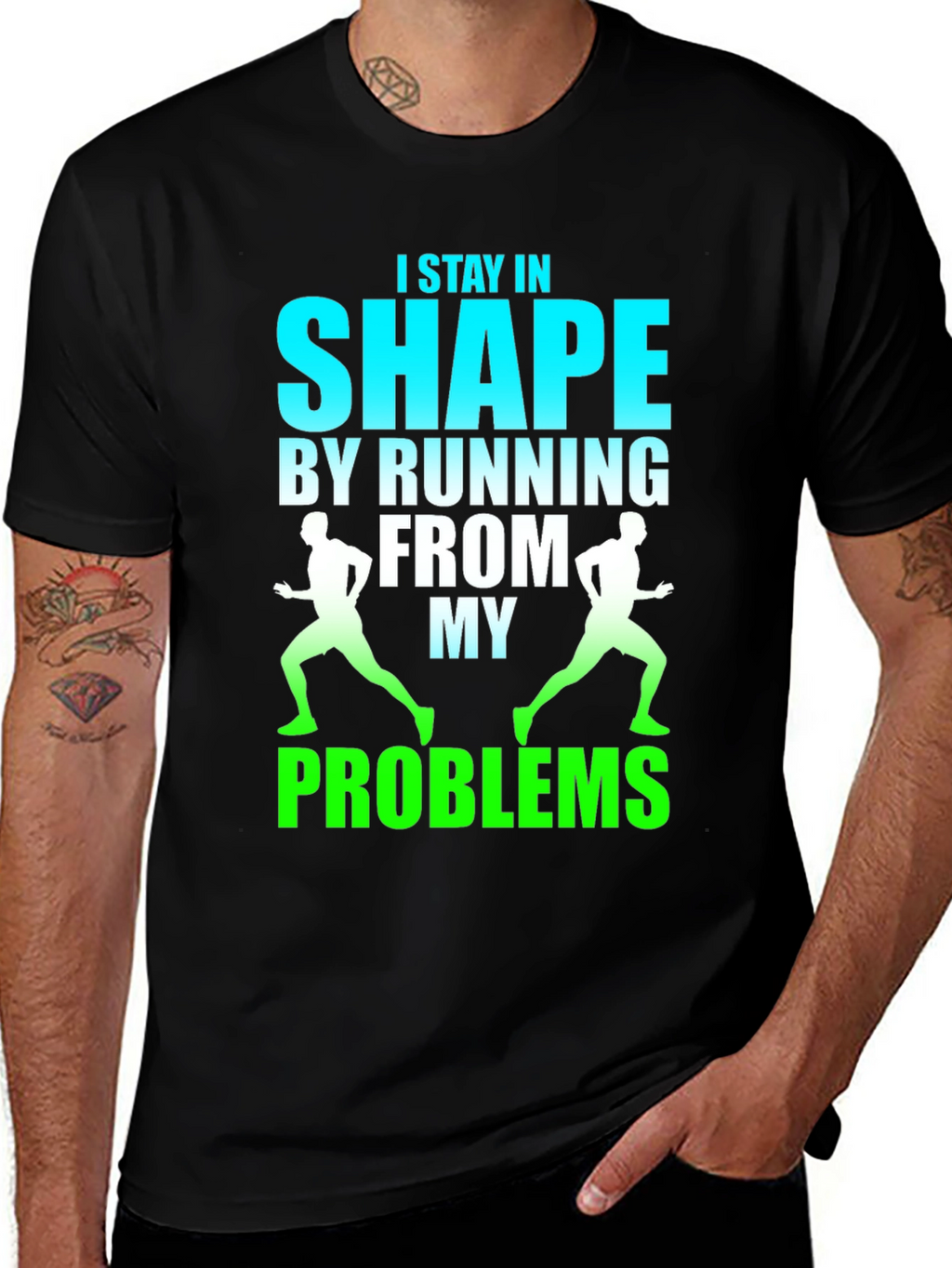 Running From Problems Graphic T-Shirt