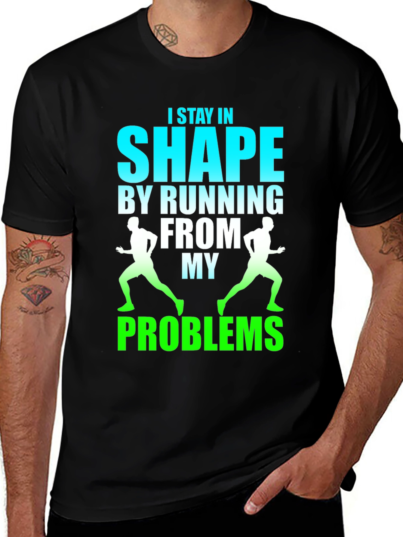 Running From Problems Graphic T-Shirt