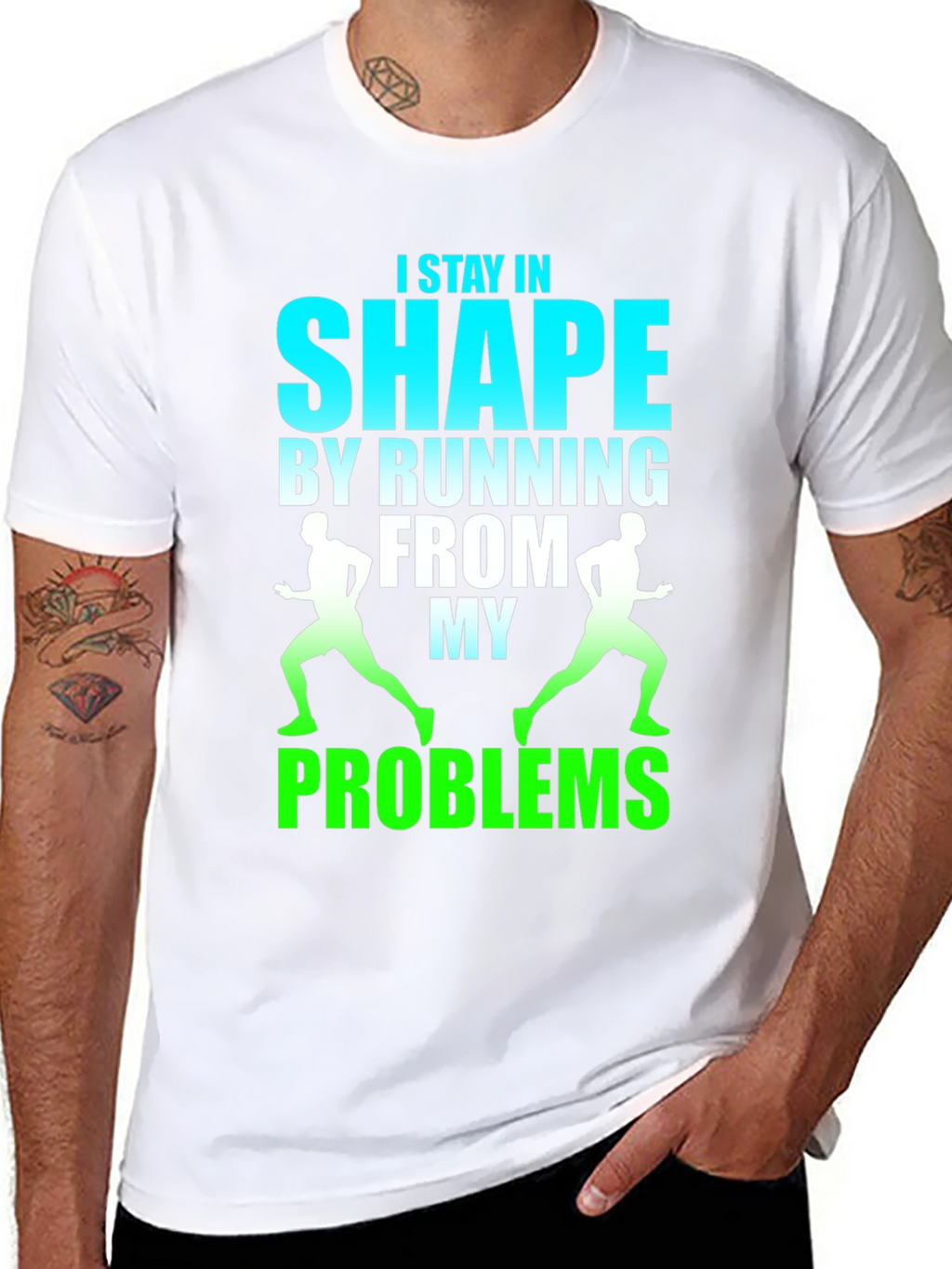 Running From Problems Graphic T-Shirt