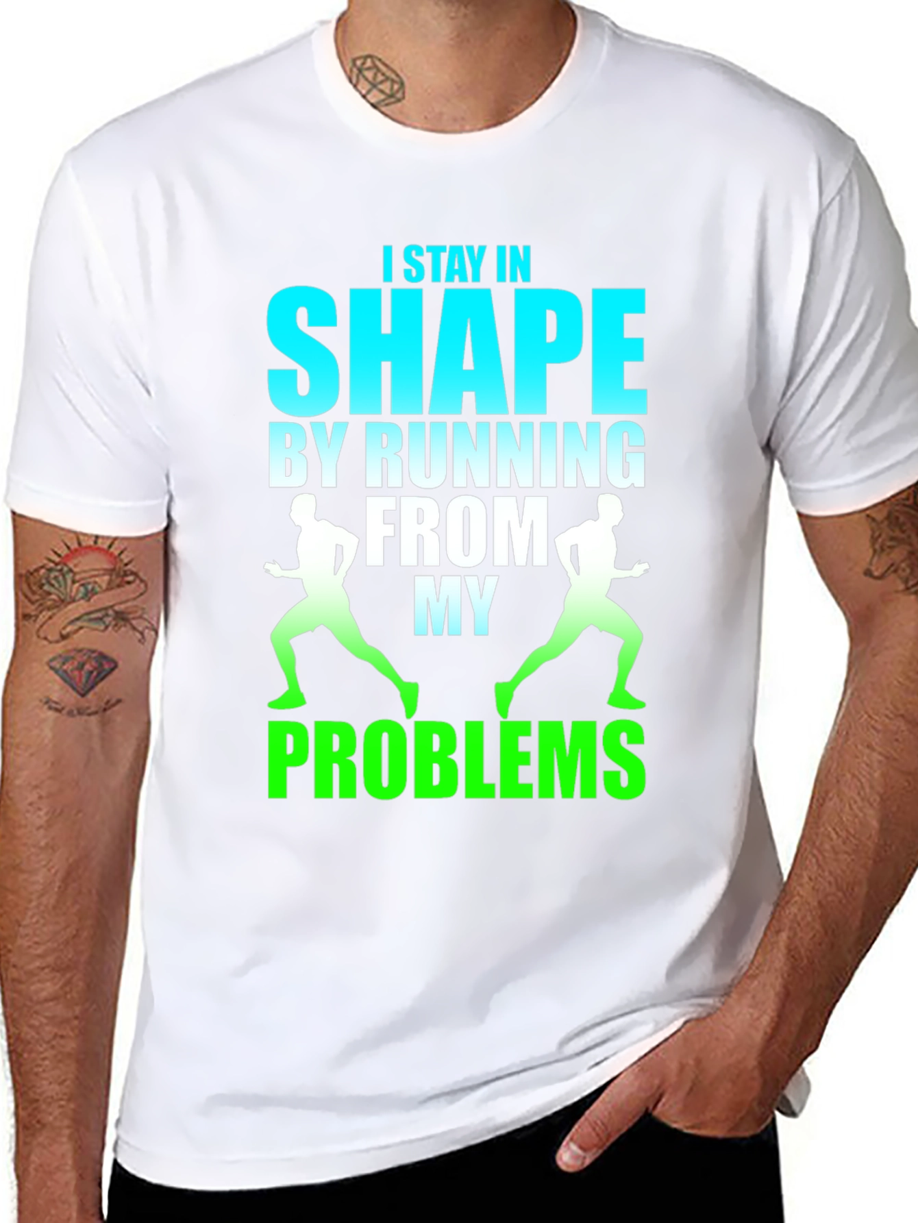 Running From Problems Graphic T-Shirt
