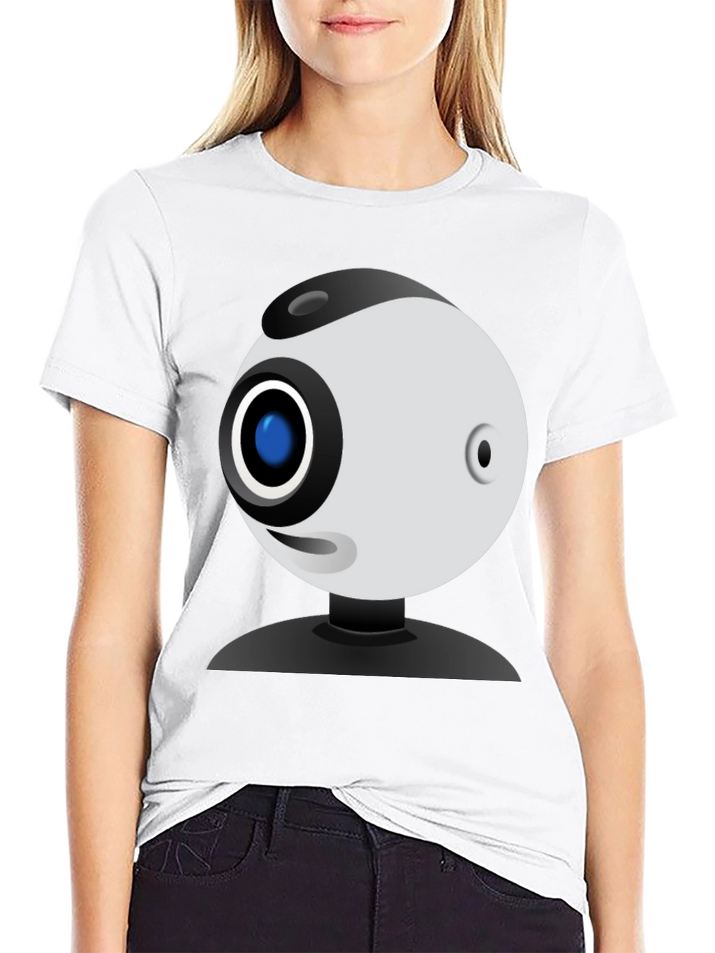 Funny Webcam Graphic Tee - Geeky Style!