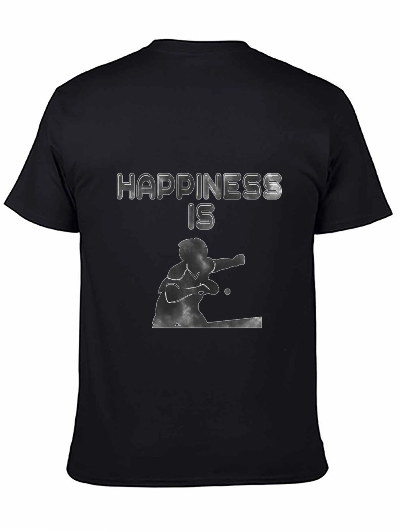 Happiness Is Table Tennis Graphic Tee