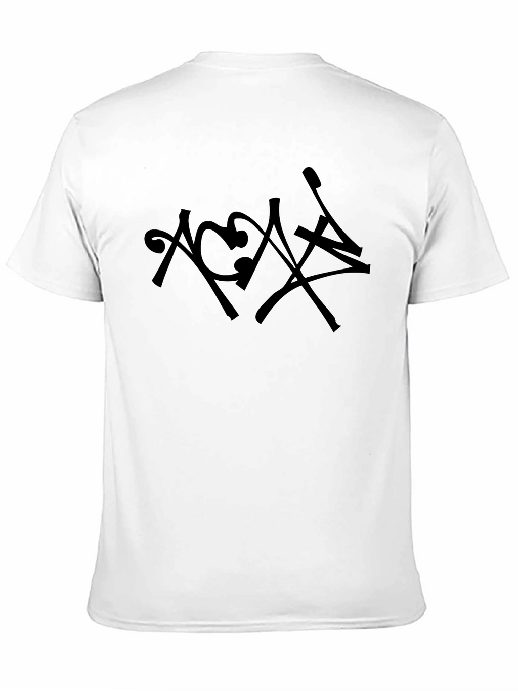 Abstract Graphic Black T-Shirt for Men