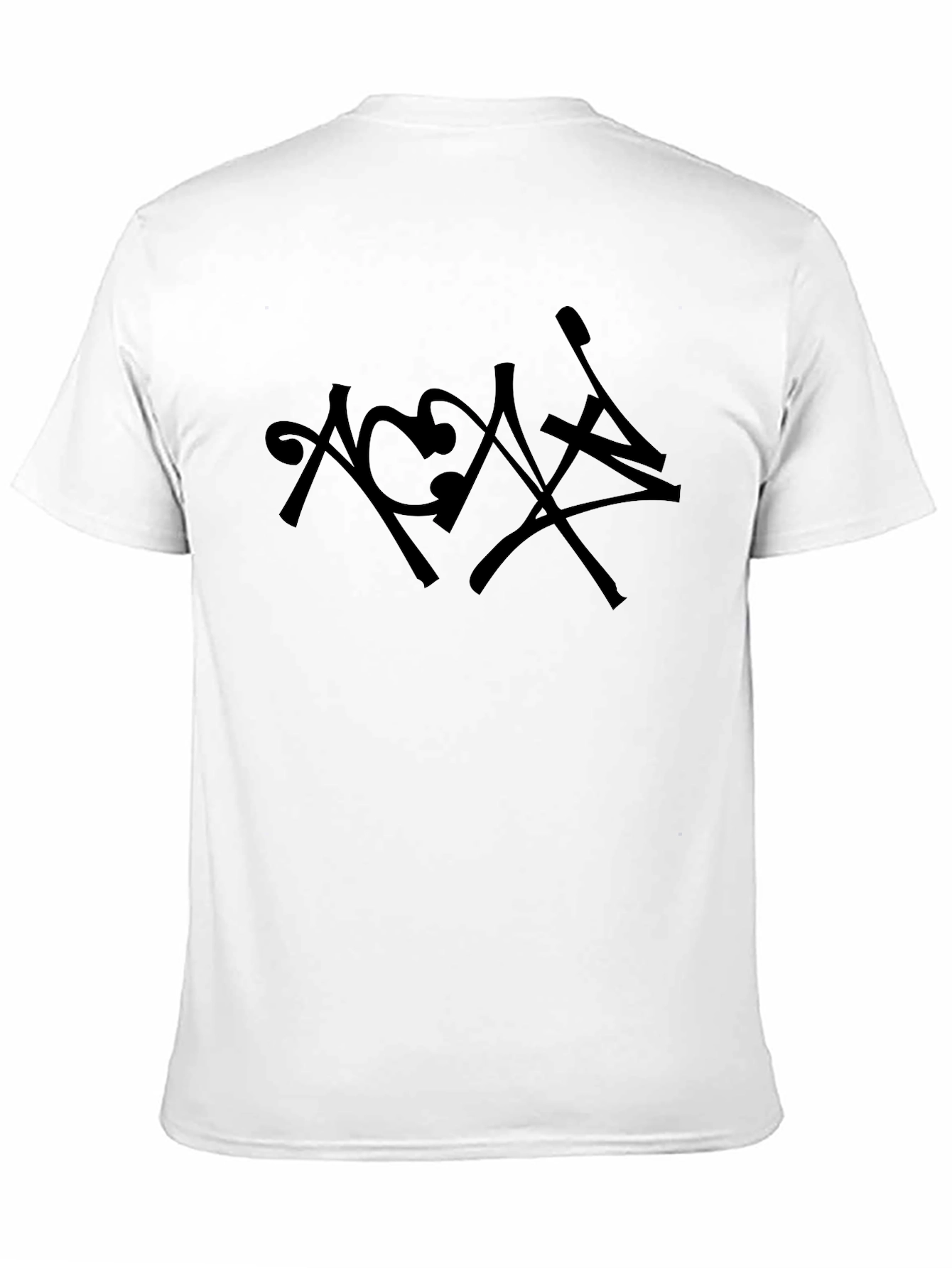 Abstract Graphic Black T-Shirt for Men