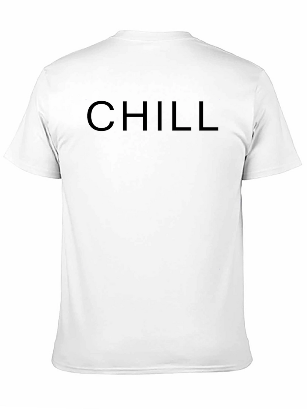 Chill Black Crew Neck T-Shirt - Relaxed Comfort