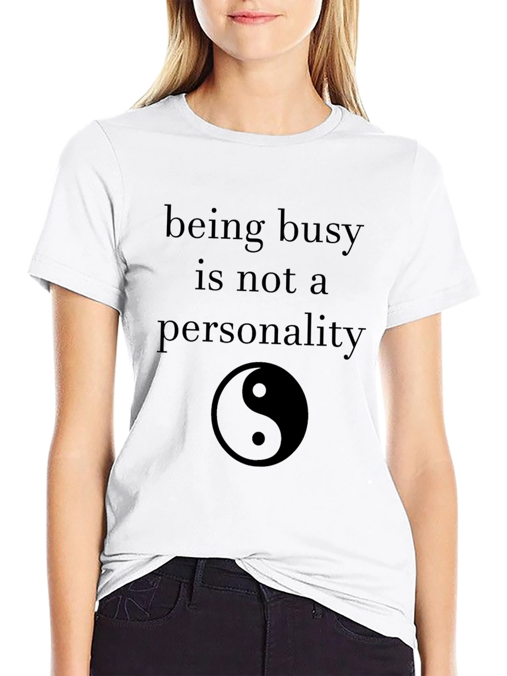 Being Busy Yin Yang Graphic Tee