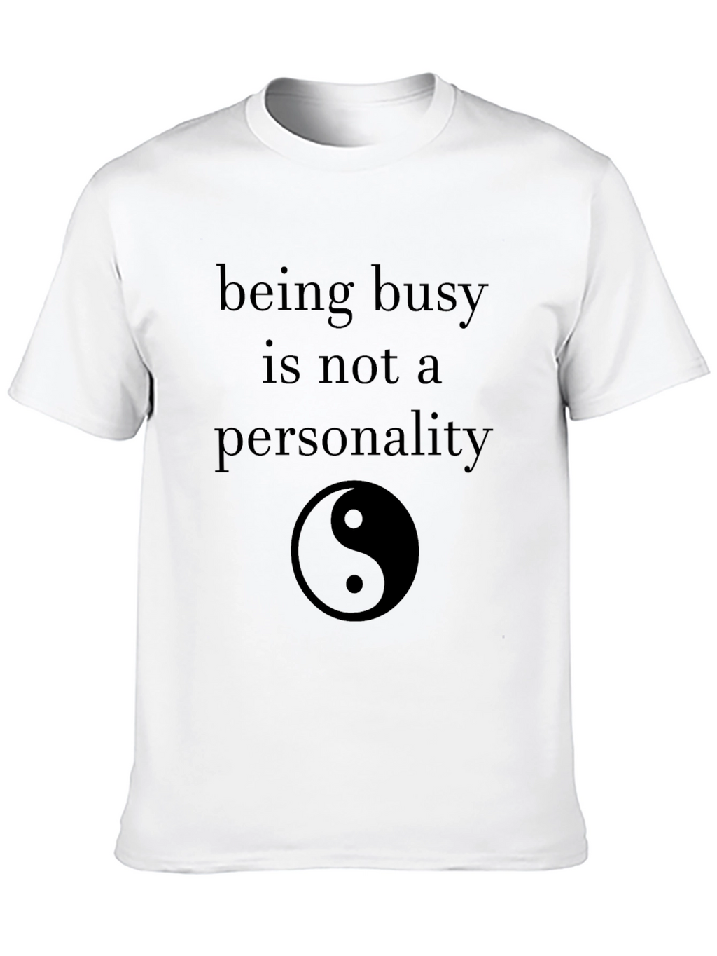 Being Busy Yin Yang Graphic Tee