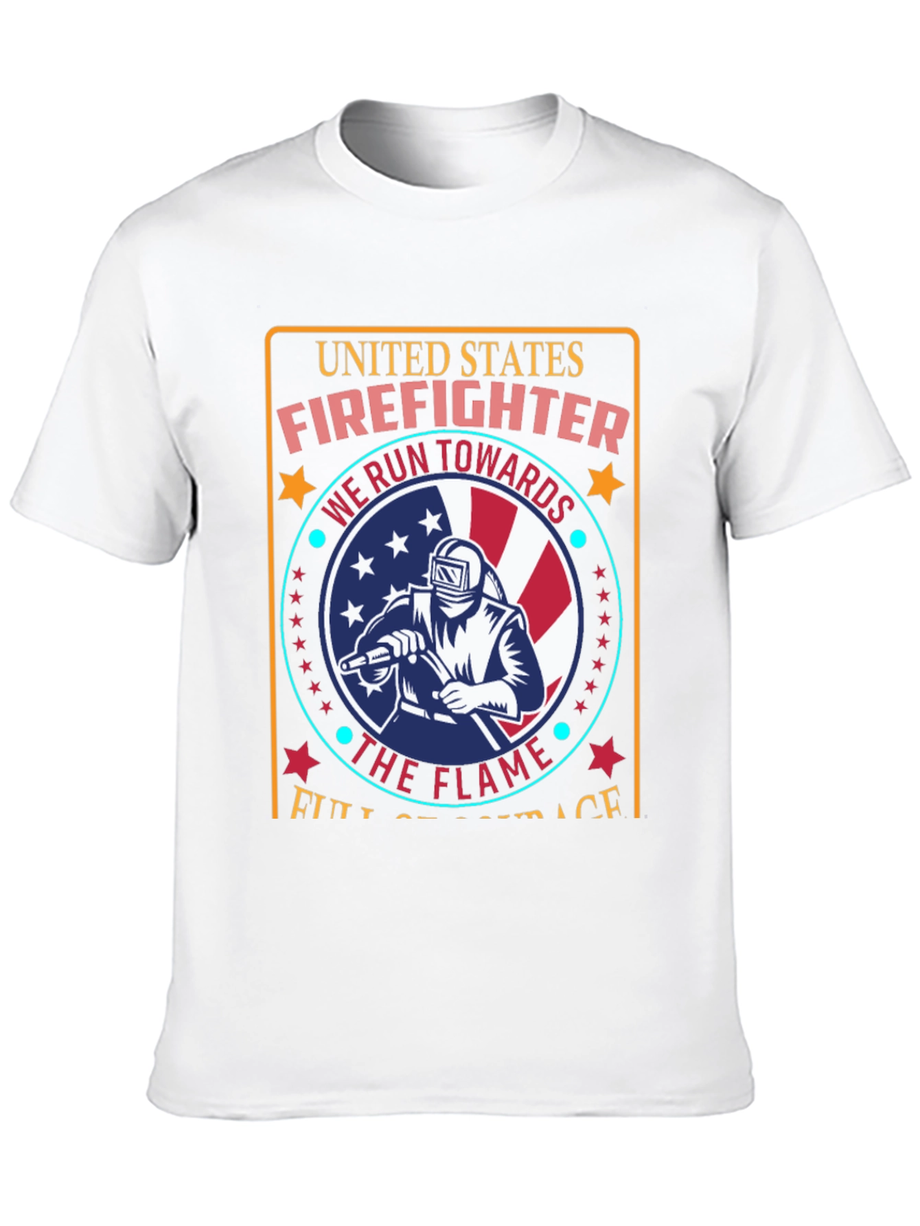 United States Firefighter Graphic Tee