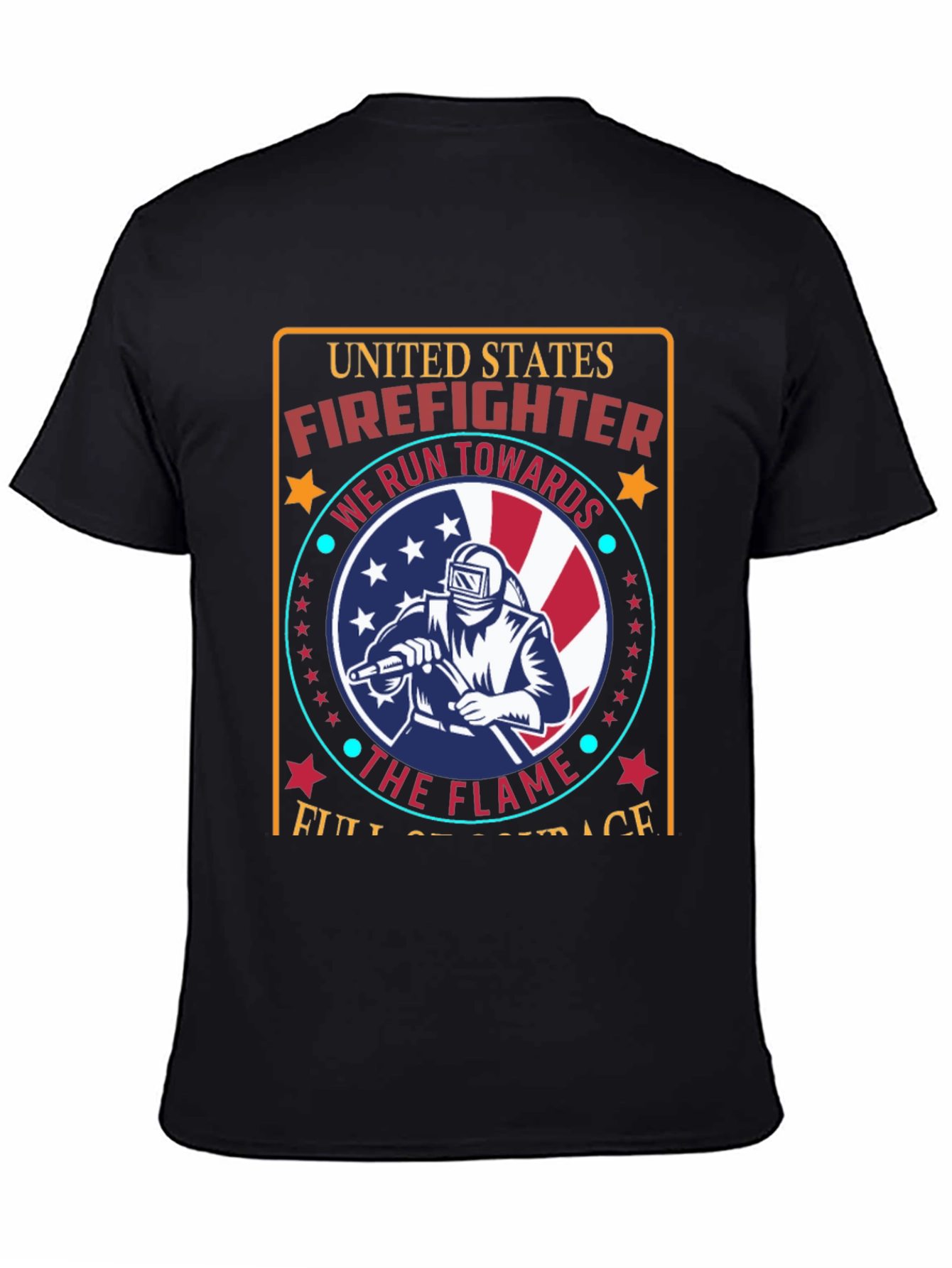 United States Firefighter Graphic Tee