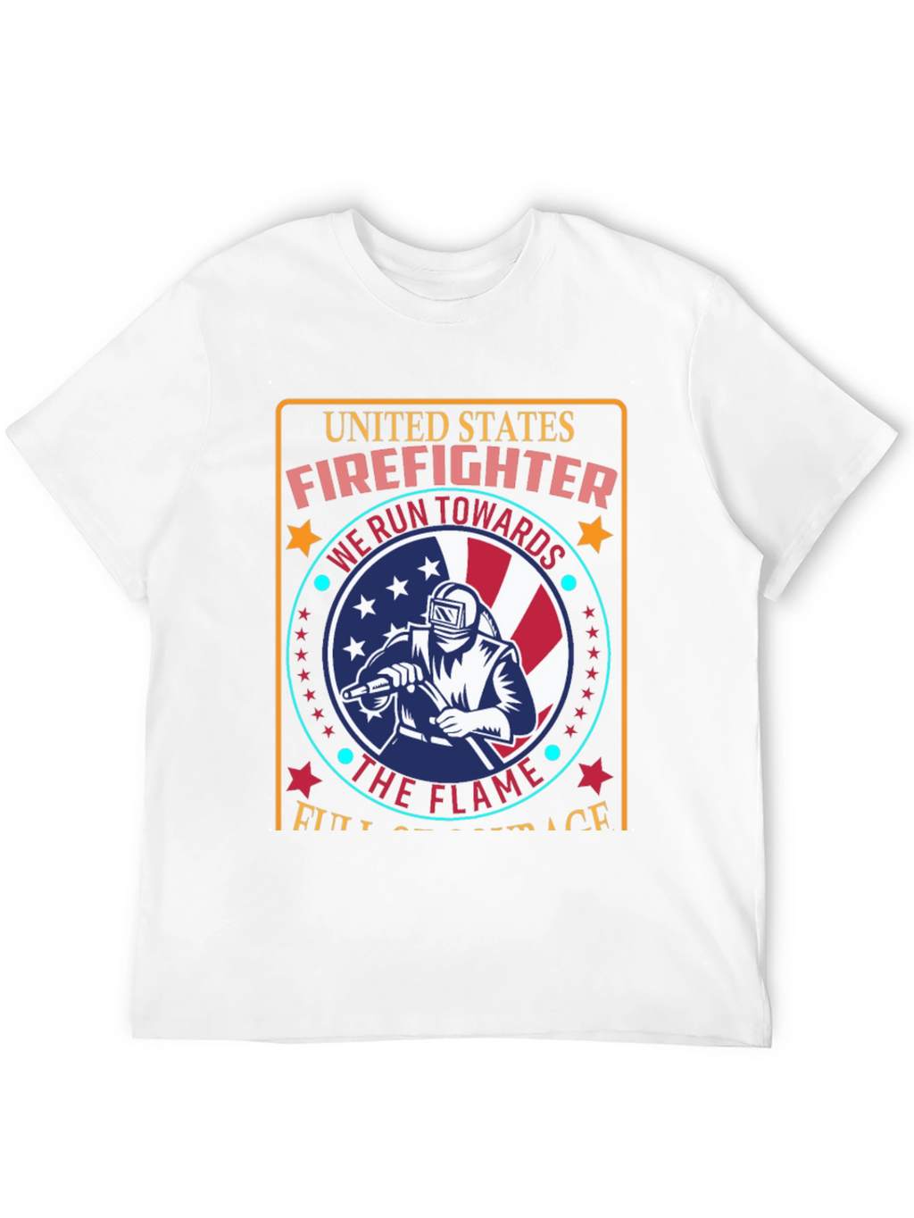 United States Firefighter Graphic Tee