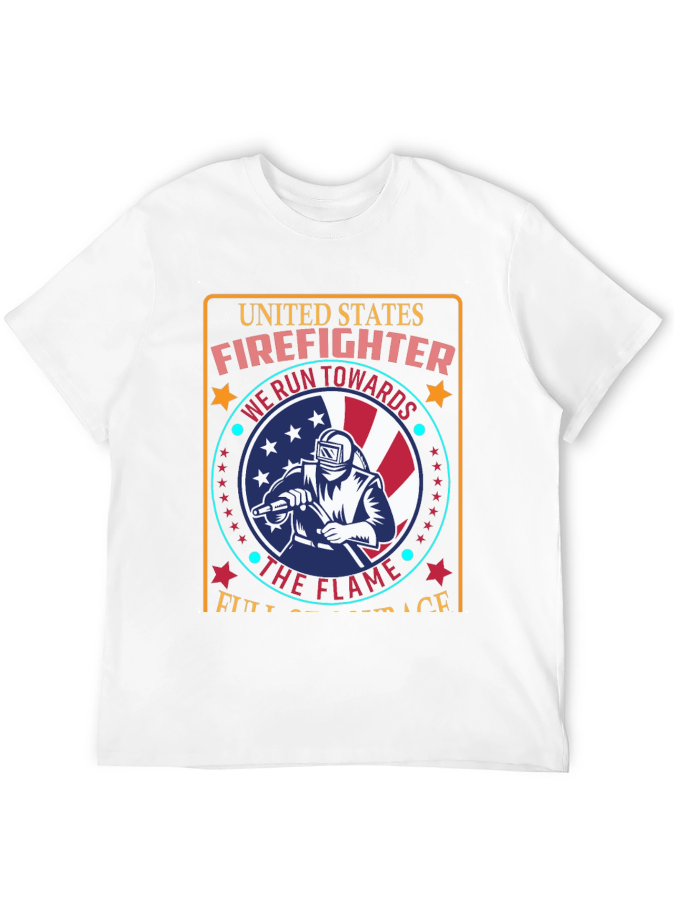 United States Firefighter Graphic Tee