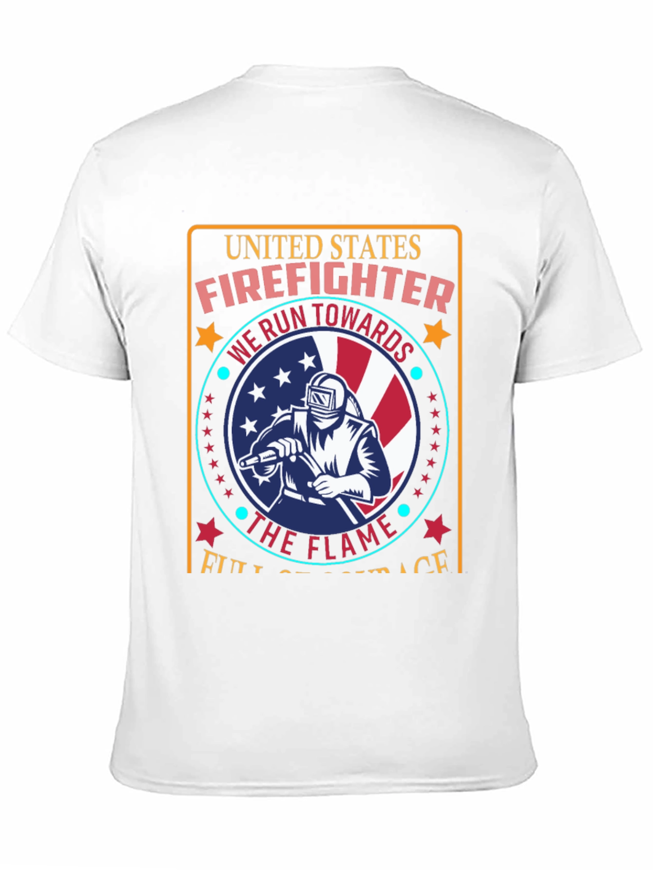 United States Firefighter Graphic Tee