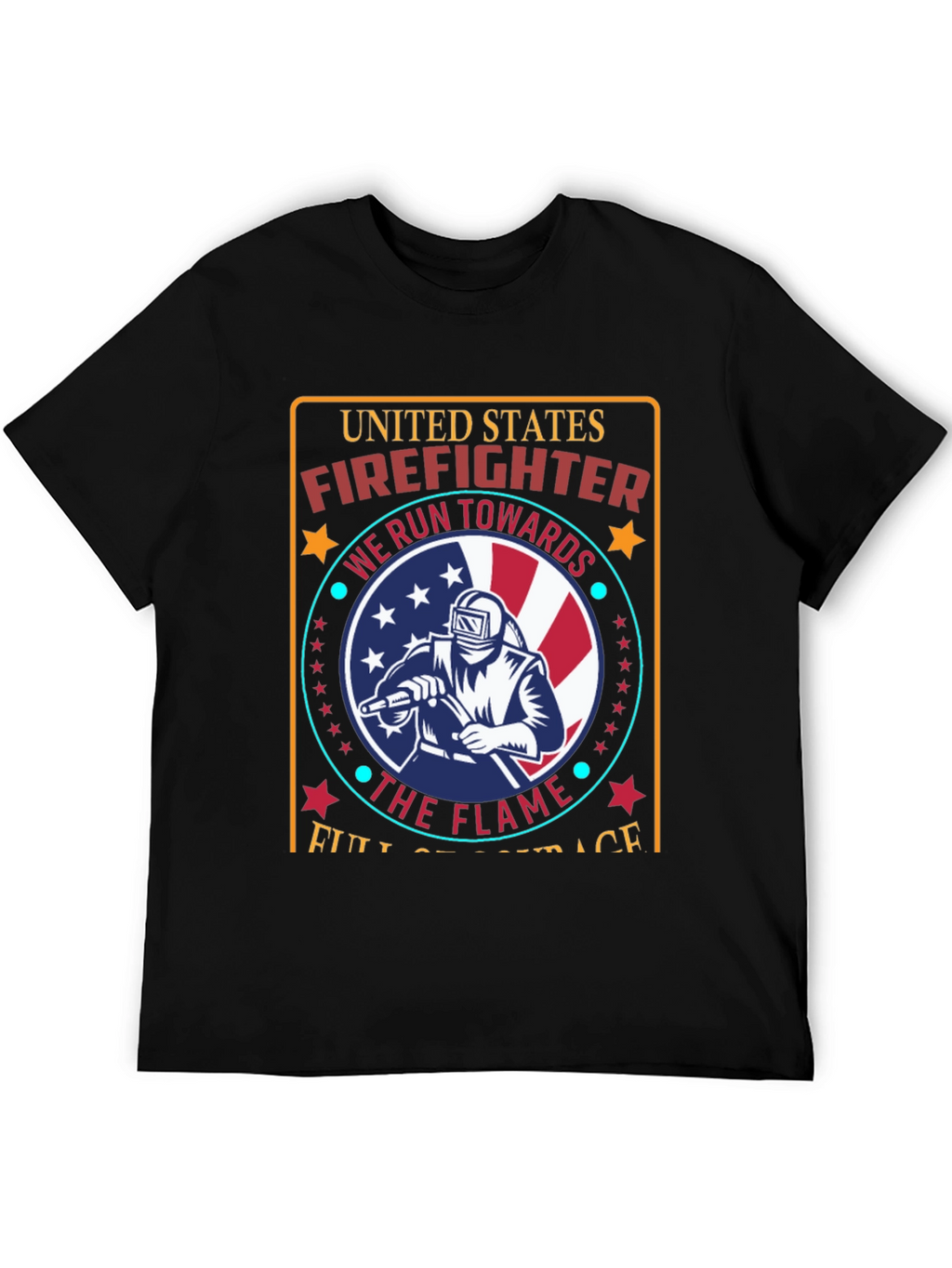 United States Firefighter Graphic Tee