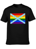 LGBT Confederate Flag T-Shirt - Rainbow Rebel Pride