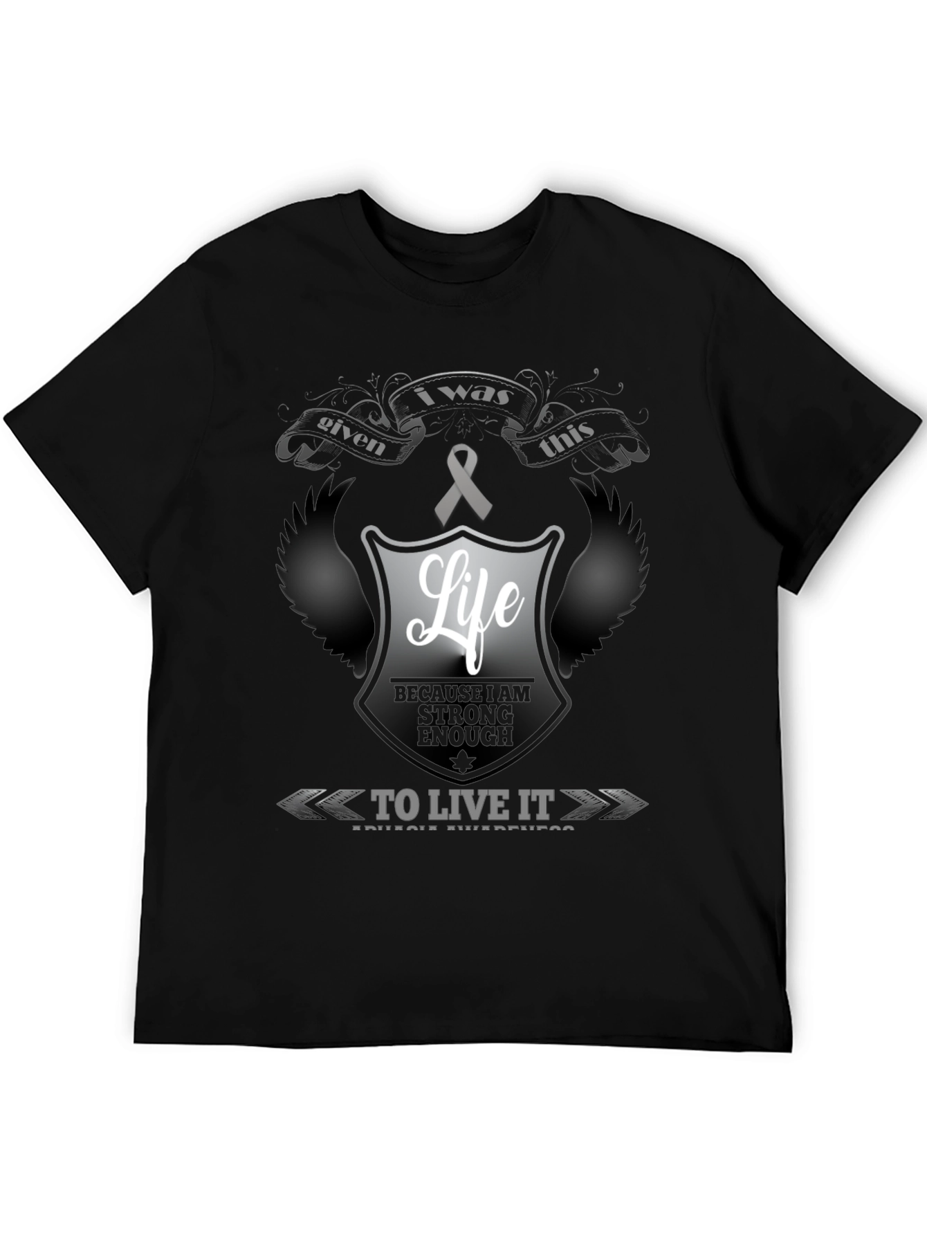 Strong Enough Life Awareness Tee