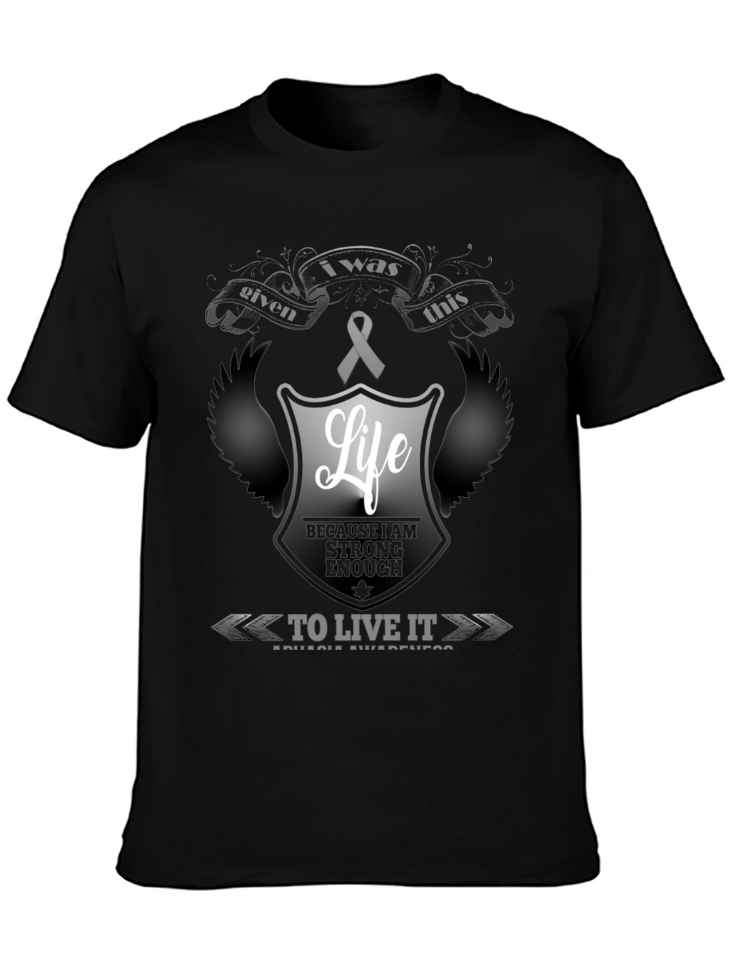 Strong Enough Life Awareness Tee