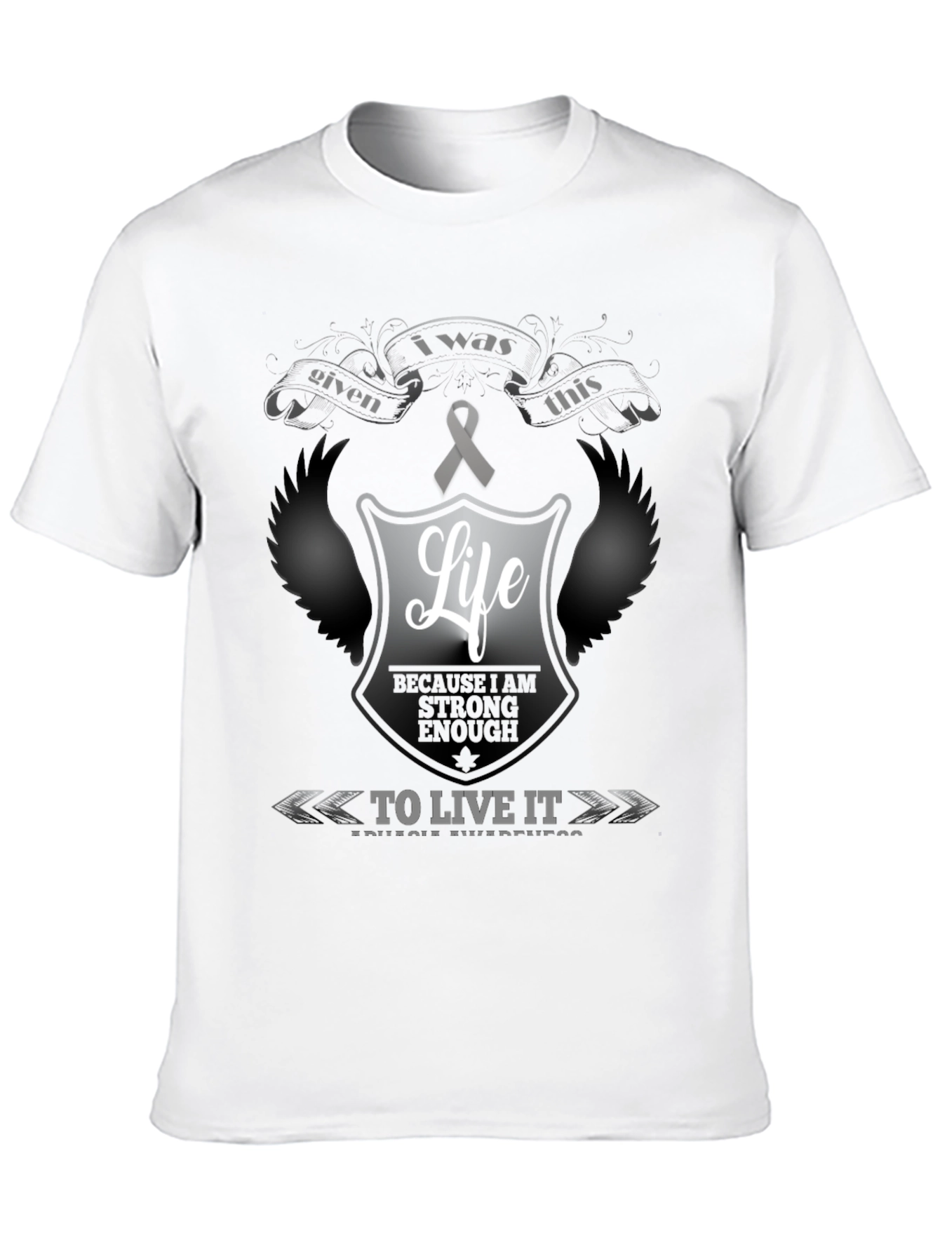 Strong Enough Life Awareness Tee