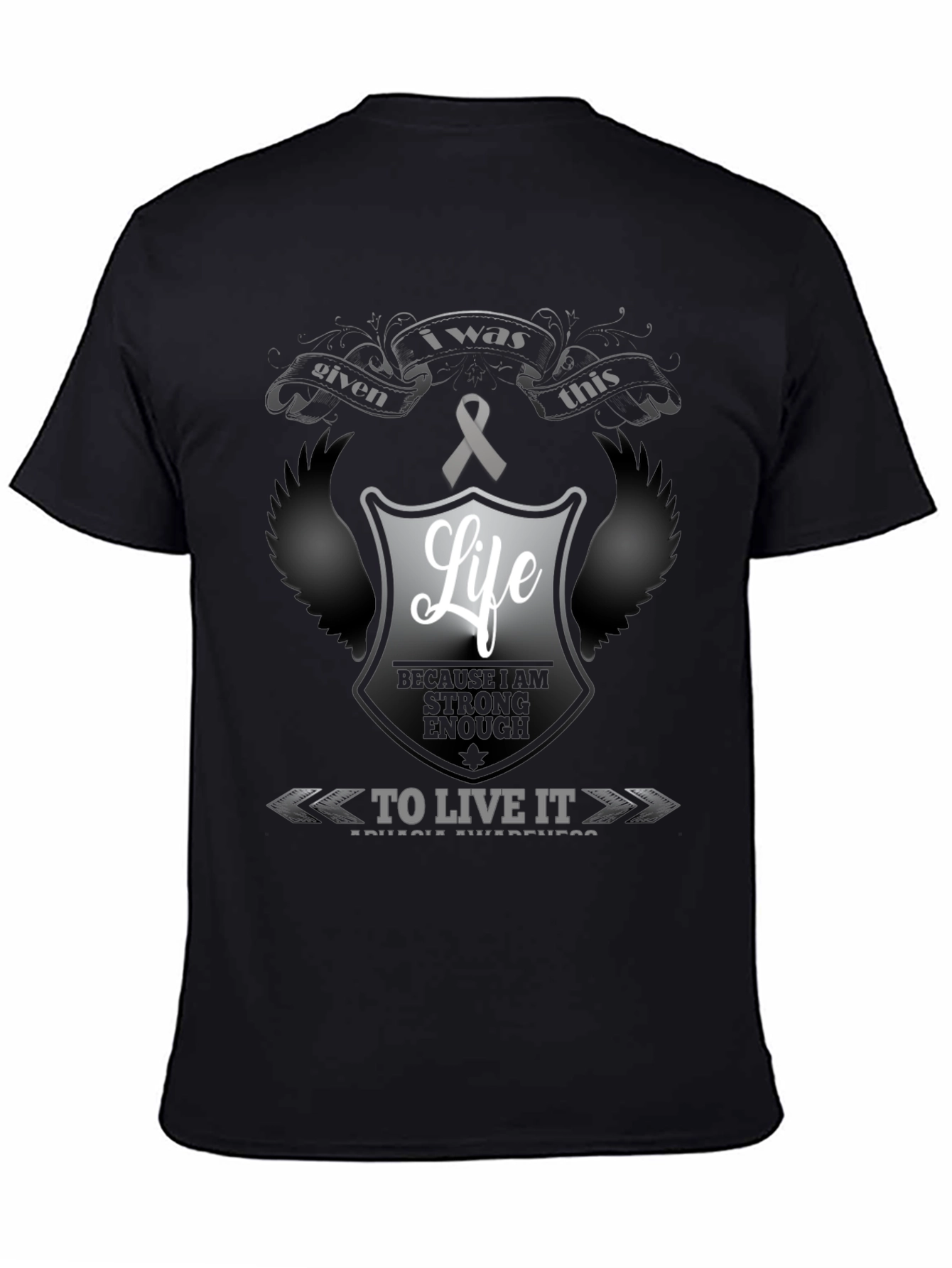 Strong Enough Life Awareness Tee