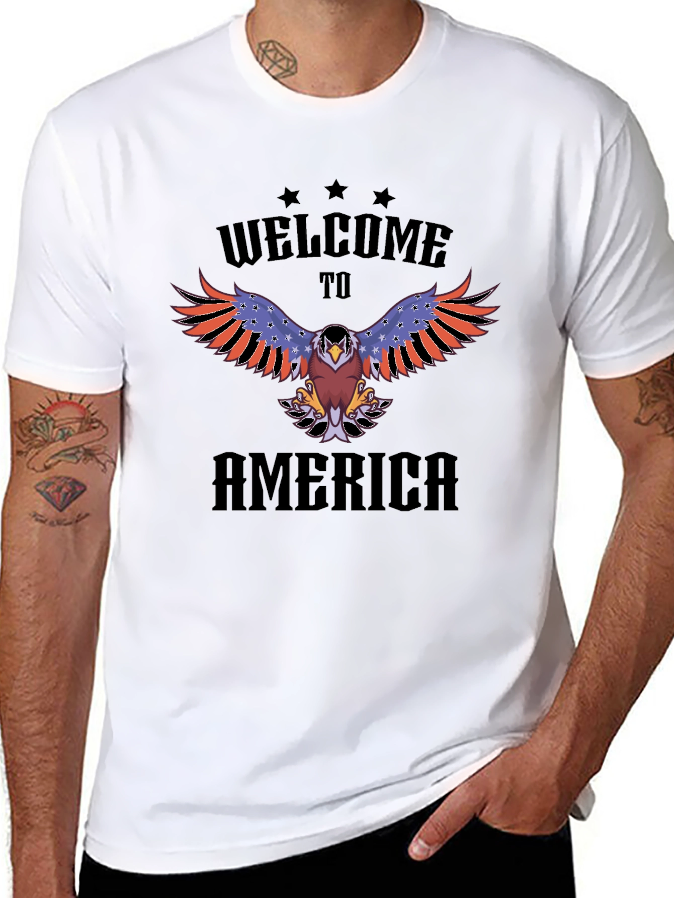 Welcome to America Graphic T-Shirt