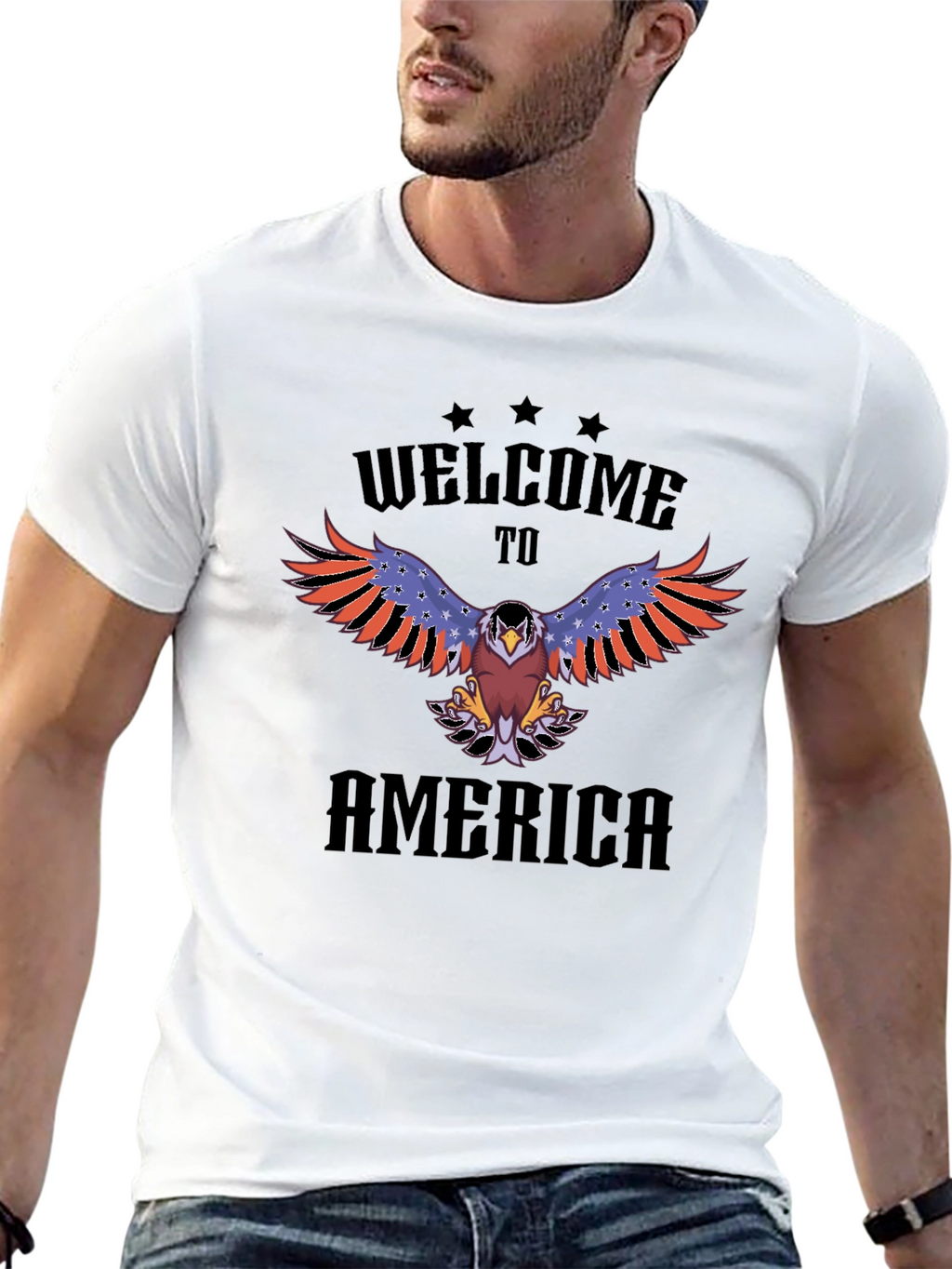 Welcome to America Graphic T-Shirt