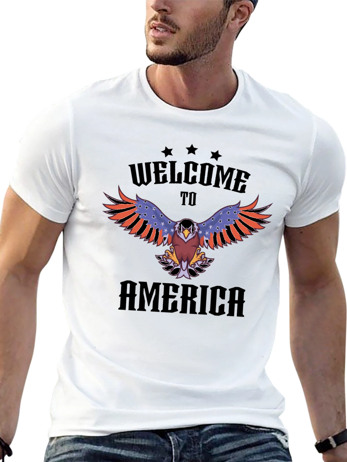 Welcome to America Graphic T-Shirt