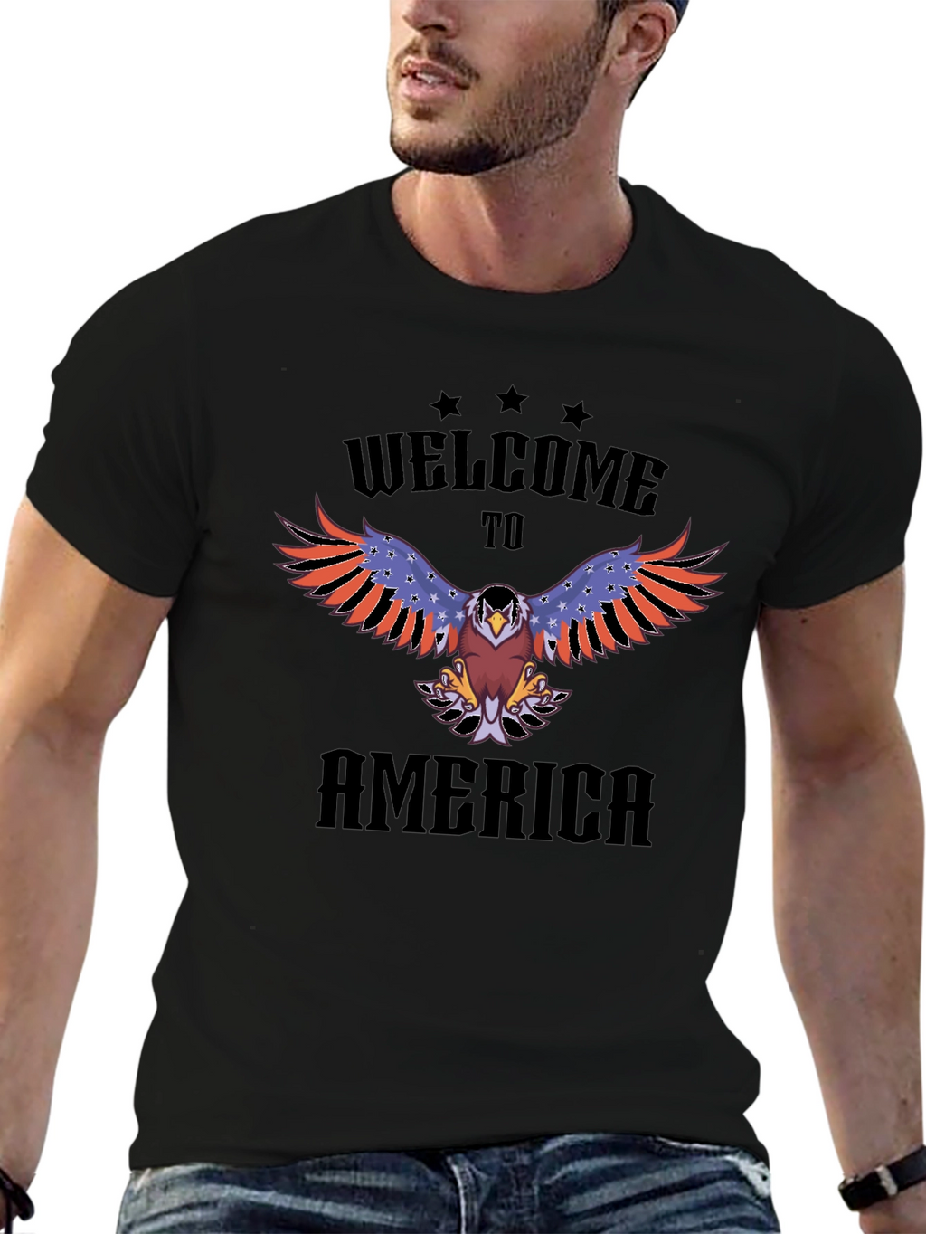 Welcome to America Graphic T-Shirt