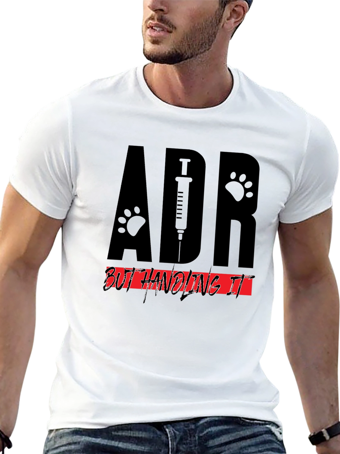 Veterinary ADR T-Shirt - Handling It! Black Cotton Tee
