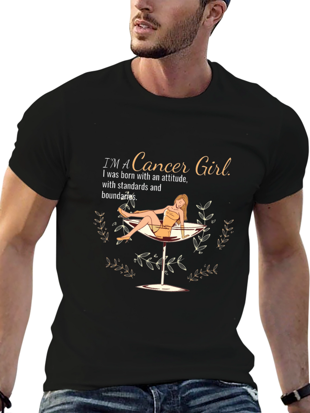 Cancer Girl Zodiac T-Shirt - Attitude & Boundaries