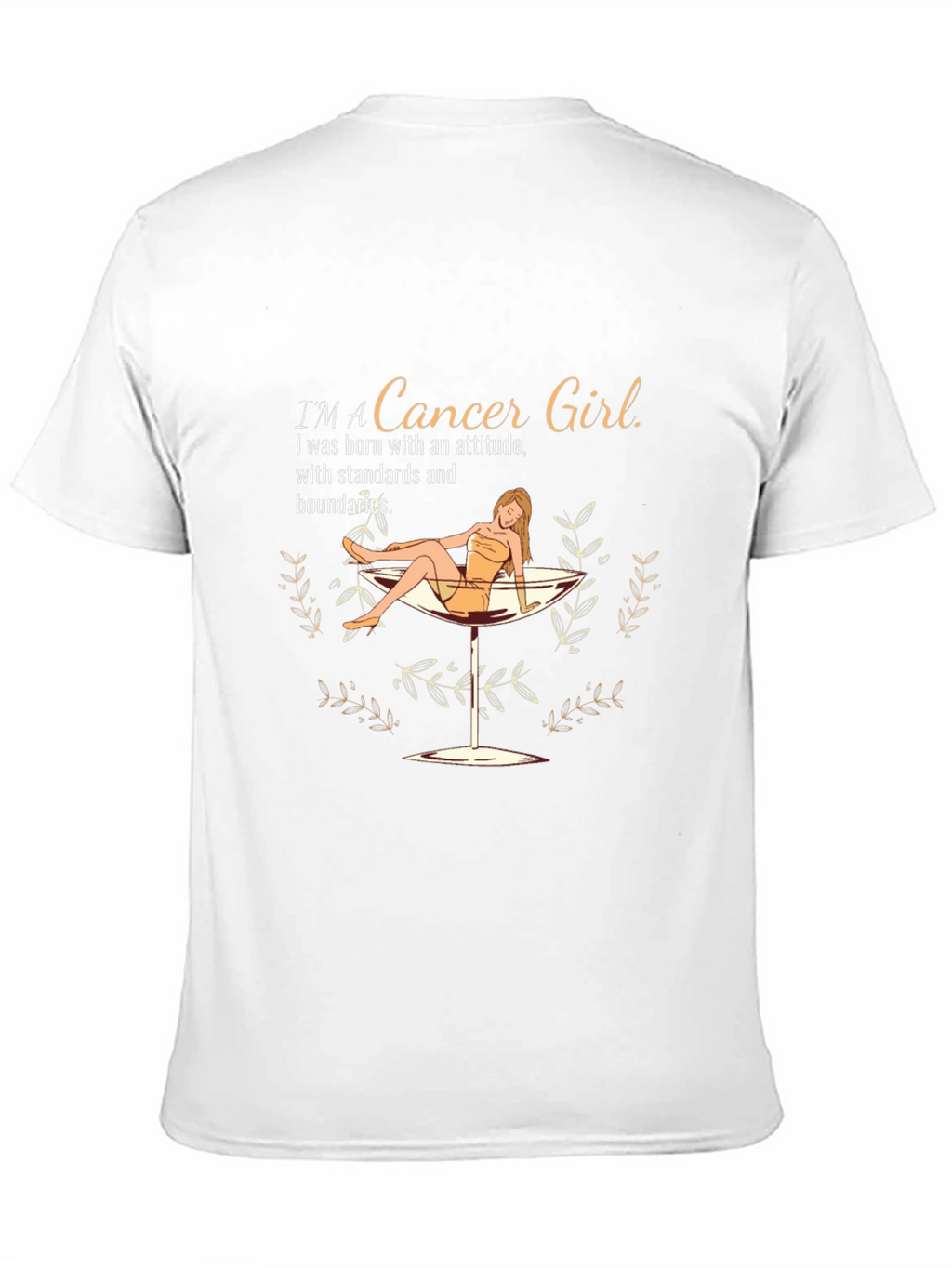 Cancer Girl Zodiac T-Shirt - Attitude & Boundaries