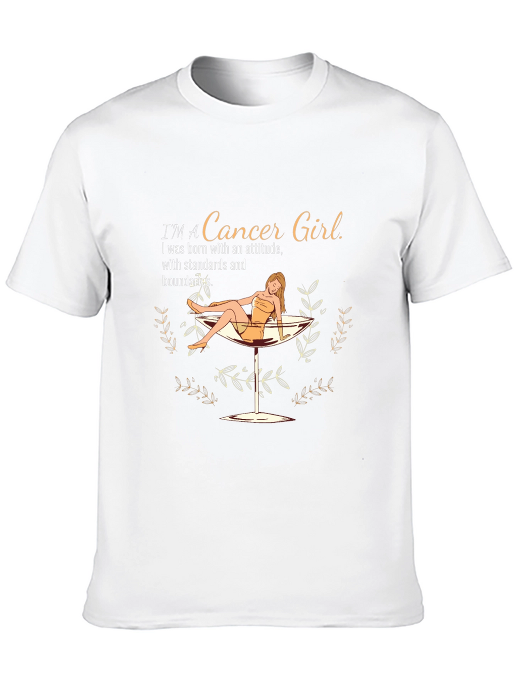 Cancer Girl Zodiac T-Shirt - Attitude & Boundaries