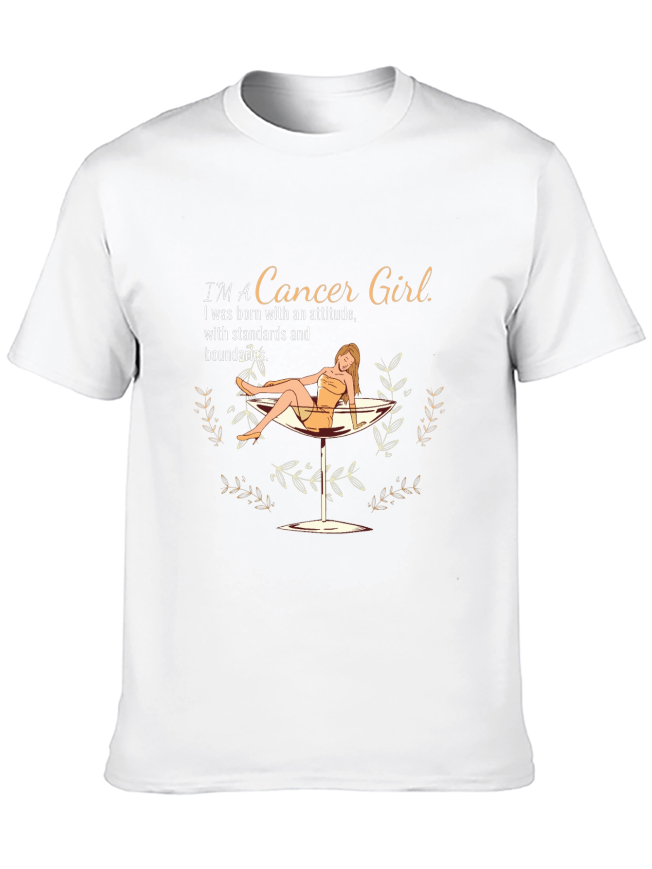 Cancer Girl Zodiac T-Shirt - Attitude & Boundaries