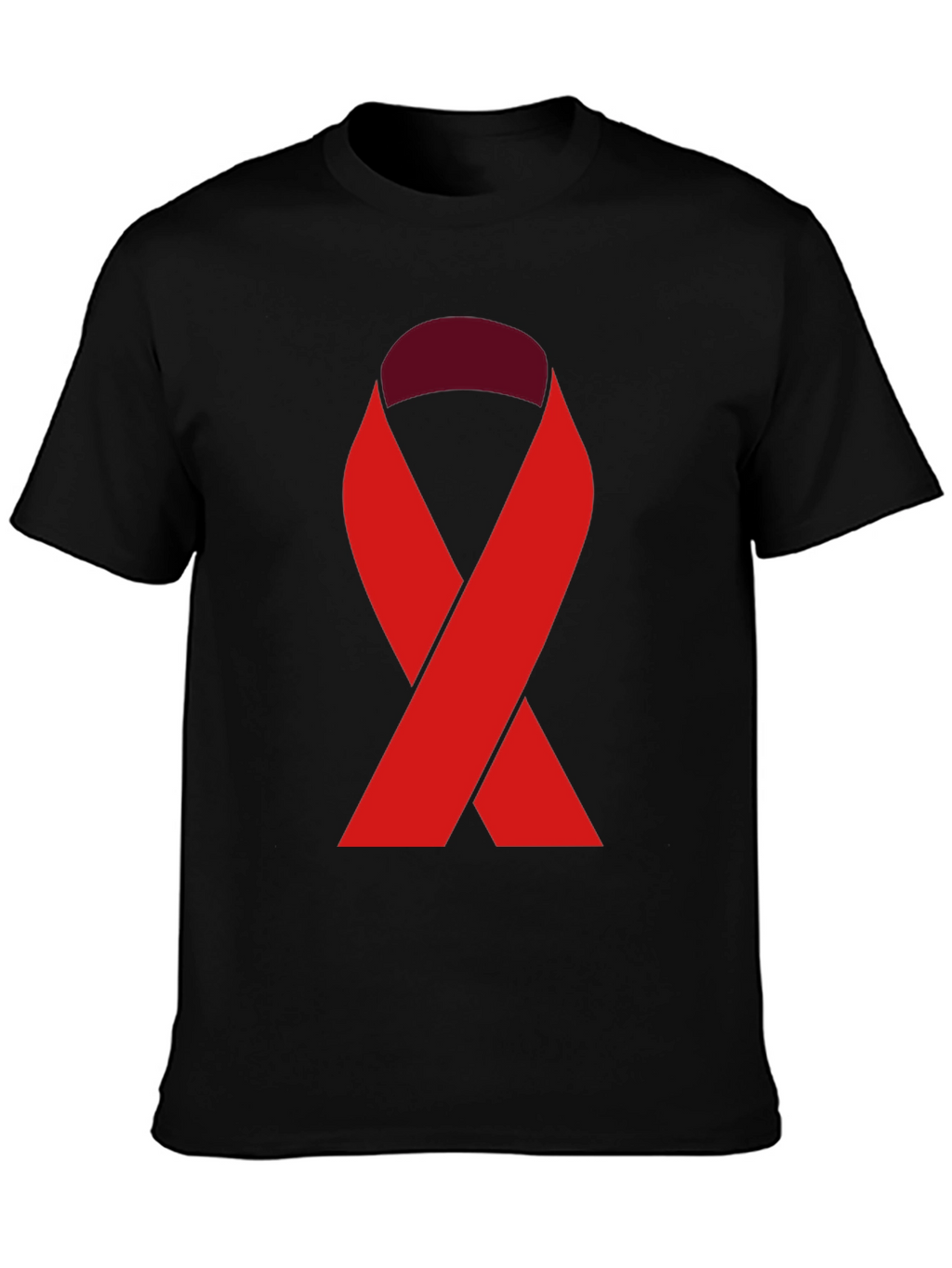 Red Ribbon Tee - Support Cause Awareness