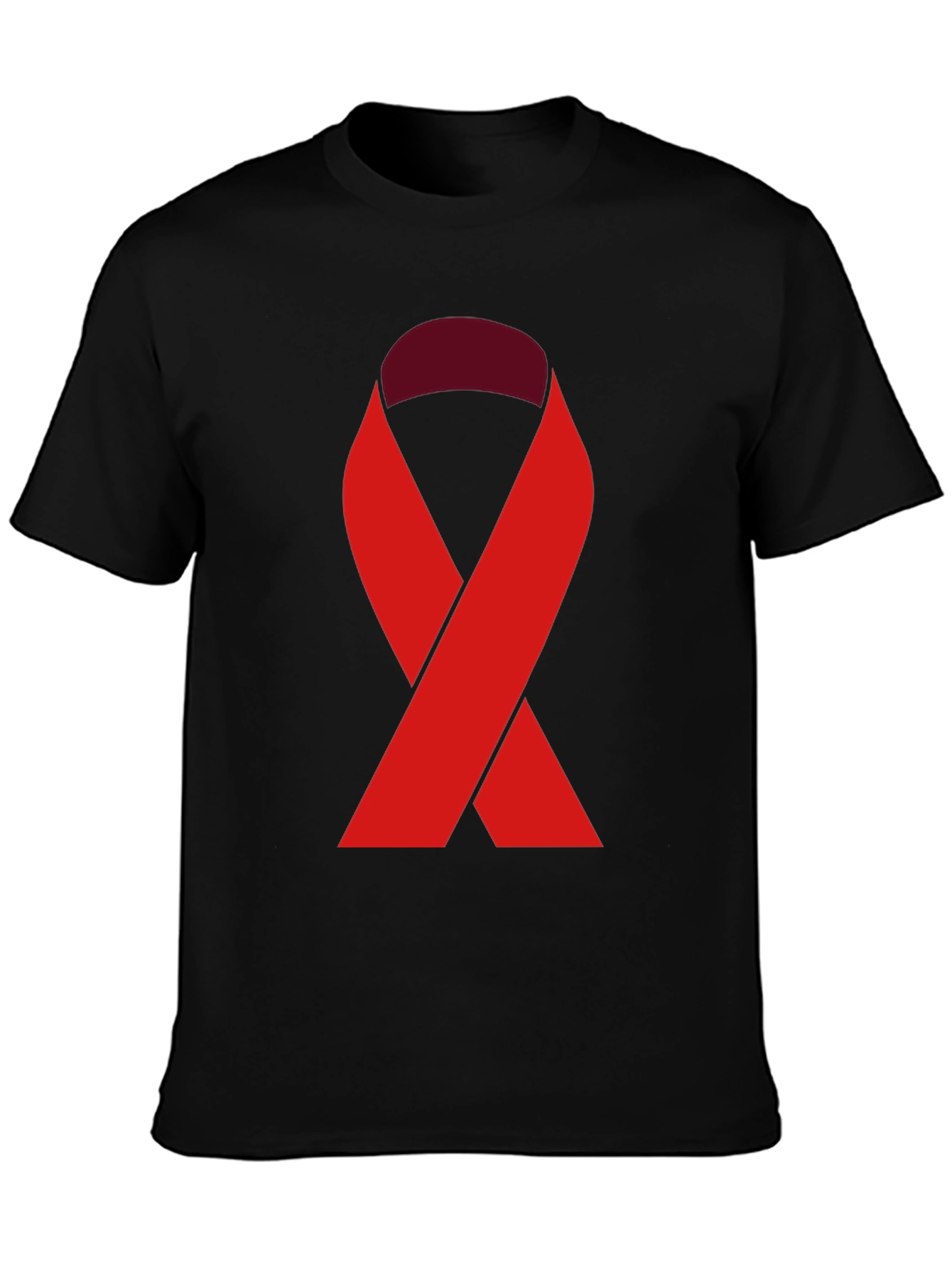 Red Ribbon Tee - Support Cause Awareness